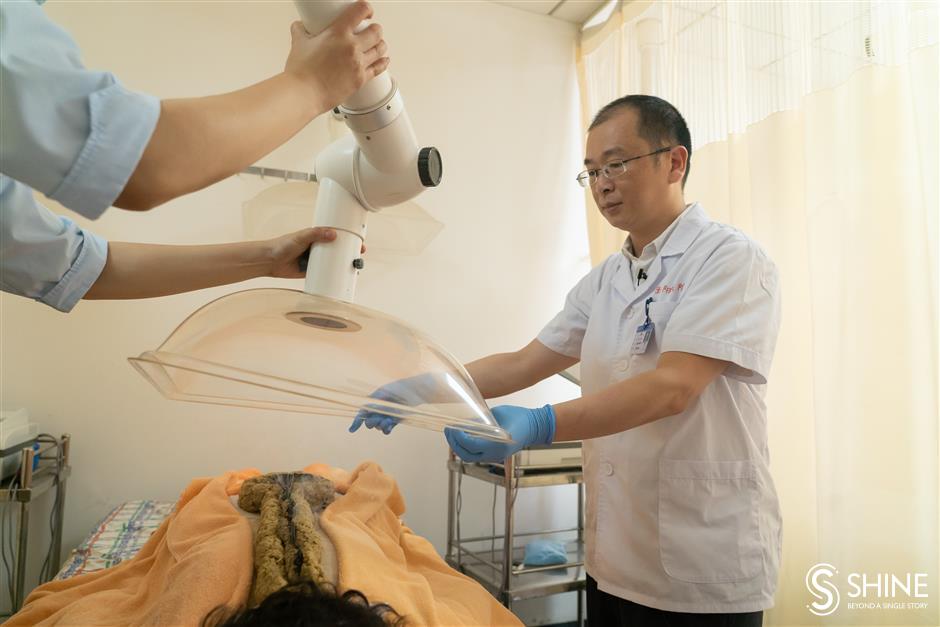 Healing in the traditional Chinese method