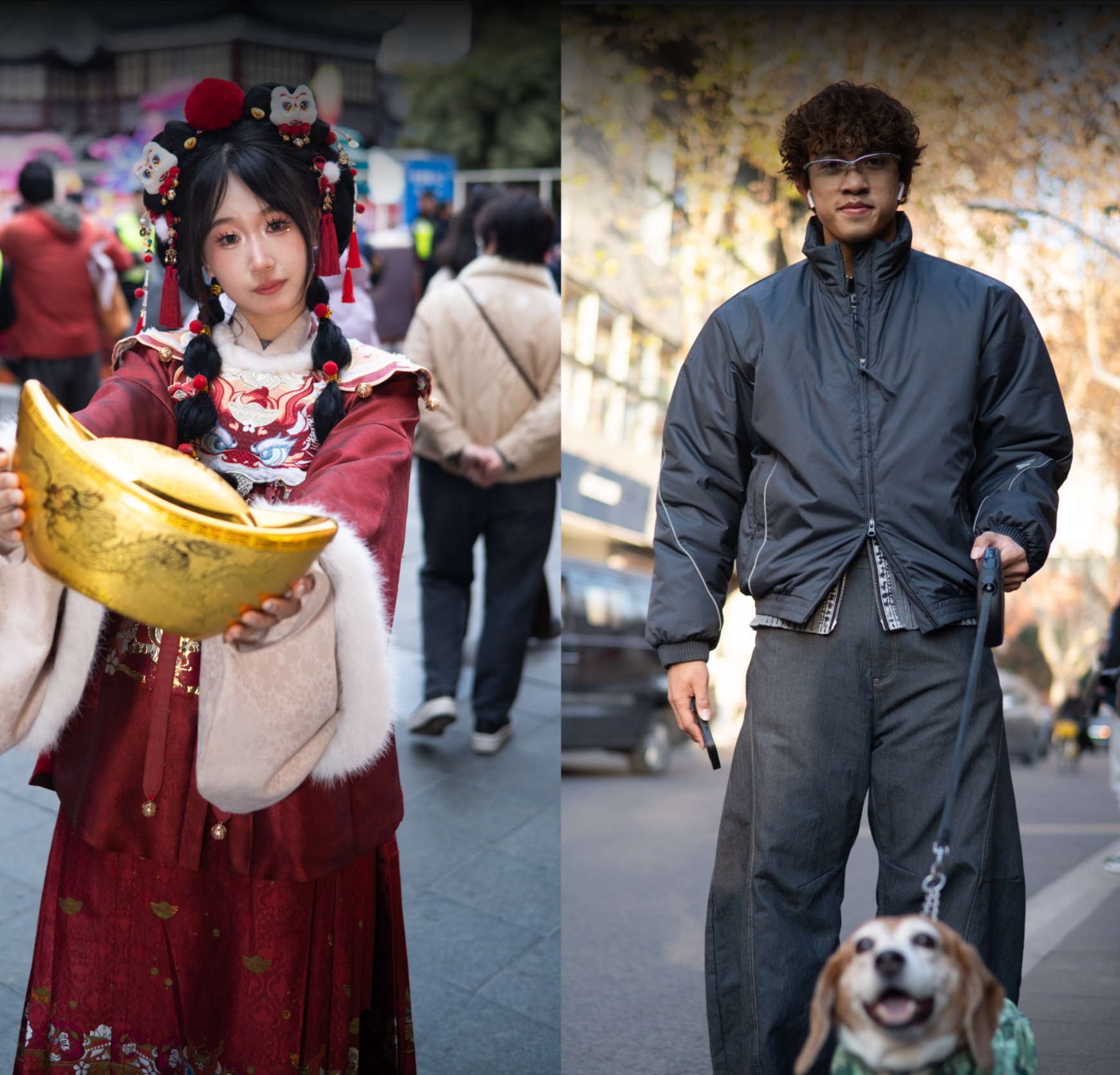 [Shanghai Street Chic] January Fashion is Full of Dogs &amp; <i>Hanfu</i>