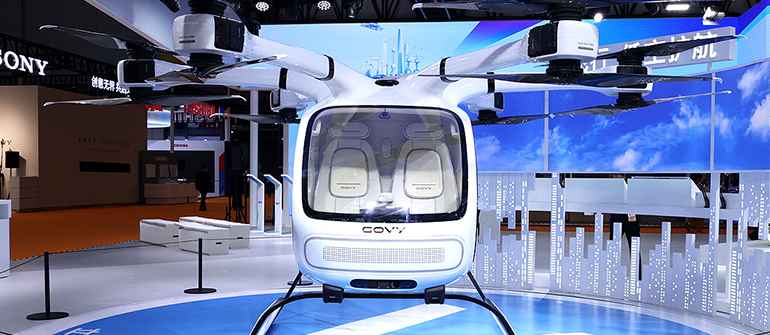 [In Photos] Flying Cars Soar at the China Int’l Import Expo in Shanghai